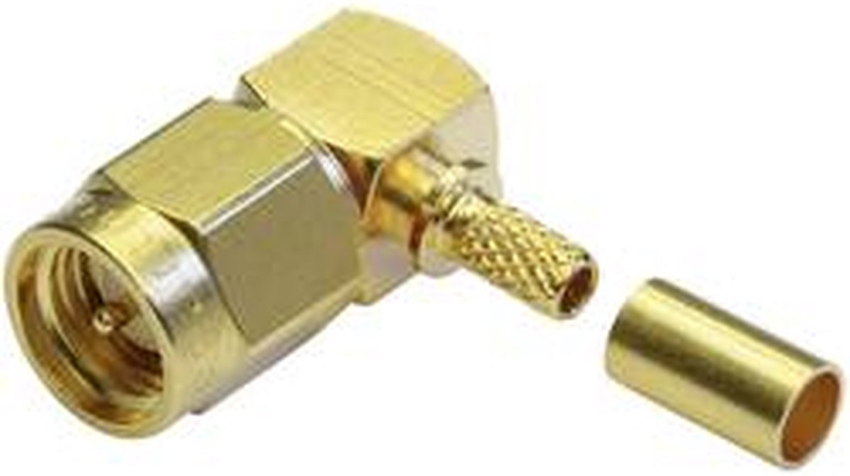Telegärtner 100027634 100027634 SMA-stikforbindelse Stik, vinklet 50 Ω 1 stk