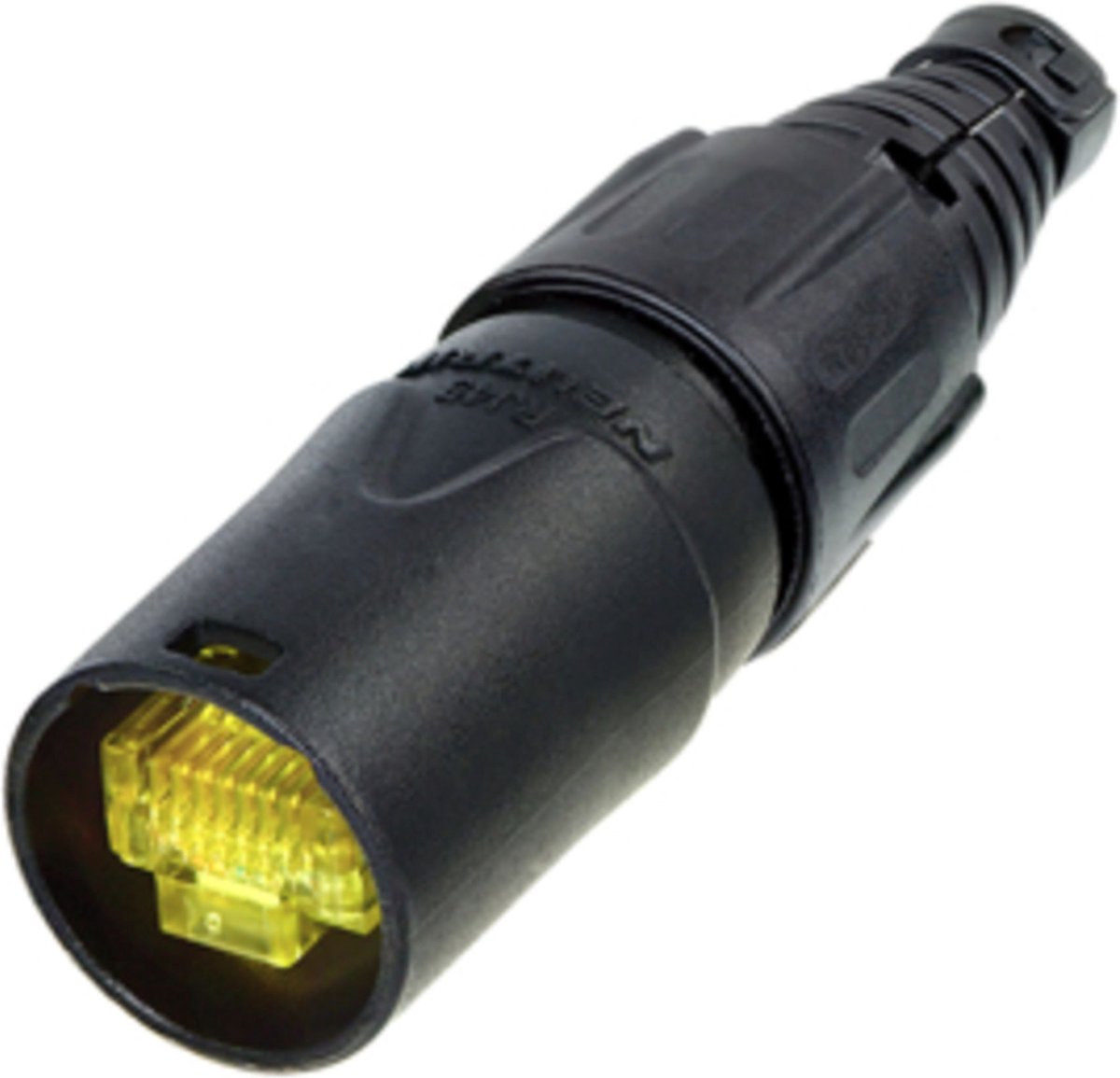 Neutrik NE8MX-B RJ-stikforbindelse NE8MX-B Stik, lige Pol-tal (RJ) 8P8C Gul, Sort 1 stk