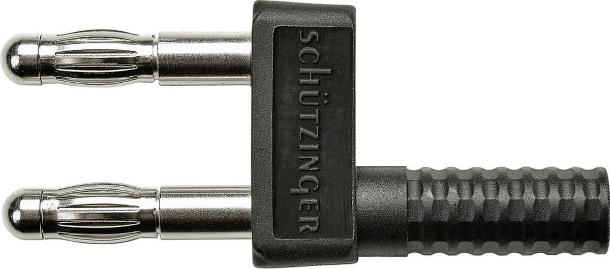 Schützinger KURZ 8454 / 11-4 IG MB / Ni / SW Kortslutningsstik Sort 1 stk Piece