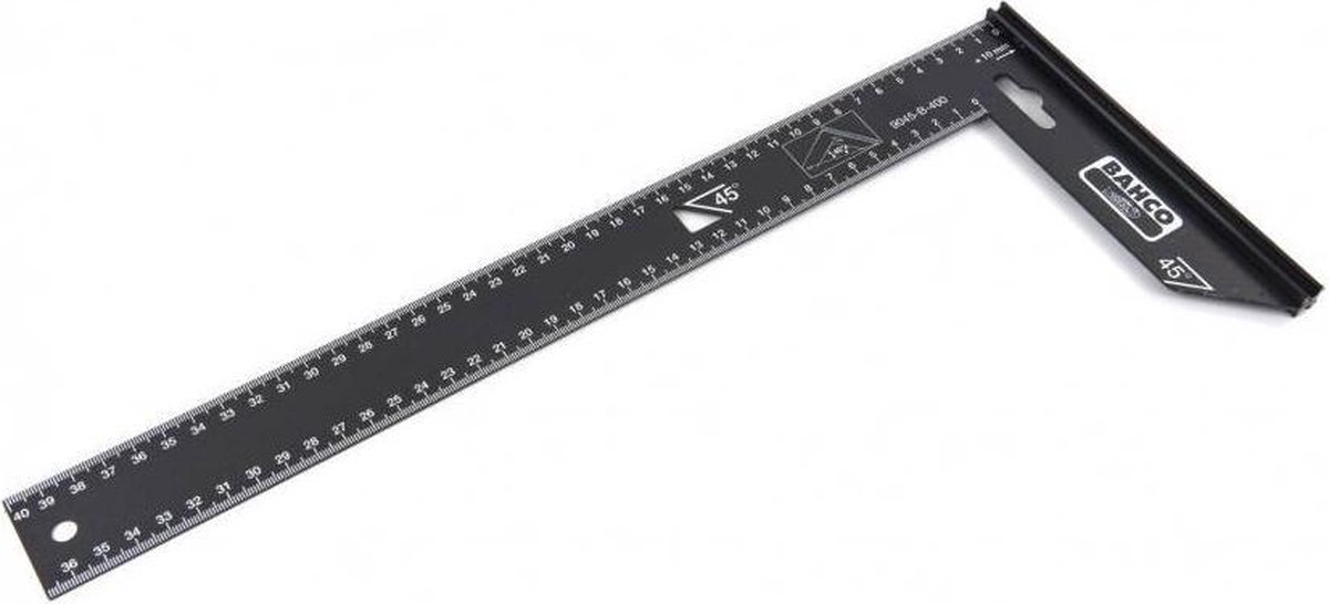 Bahco 9045-B-400 9045-B-400 Præcisionsstålvinkel 400 mm