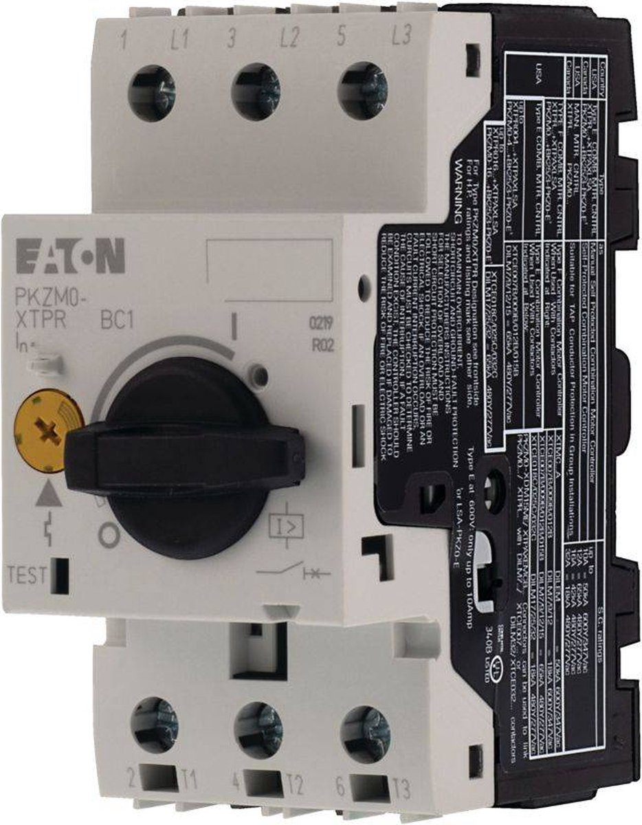 Eaton 046988 PKZM0-20 Motorværn med drejeafbryder 690 V/AC 20 A 1 stk