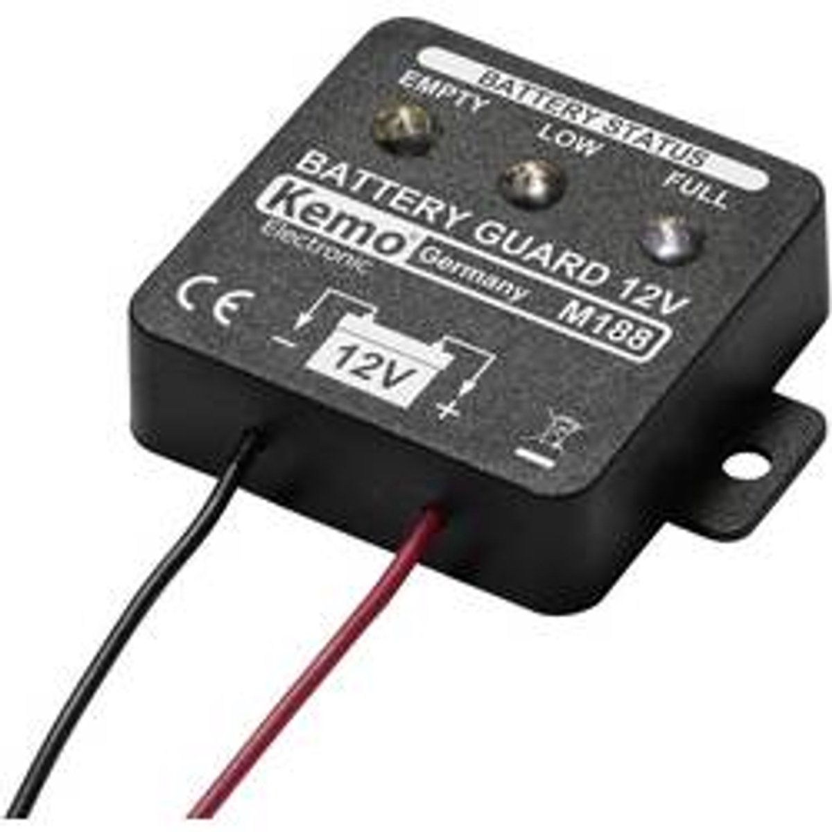 Kemo M188 Batteriovervågning Afladningsbeskyttelse 12 V/DC
