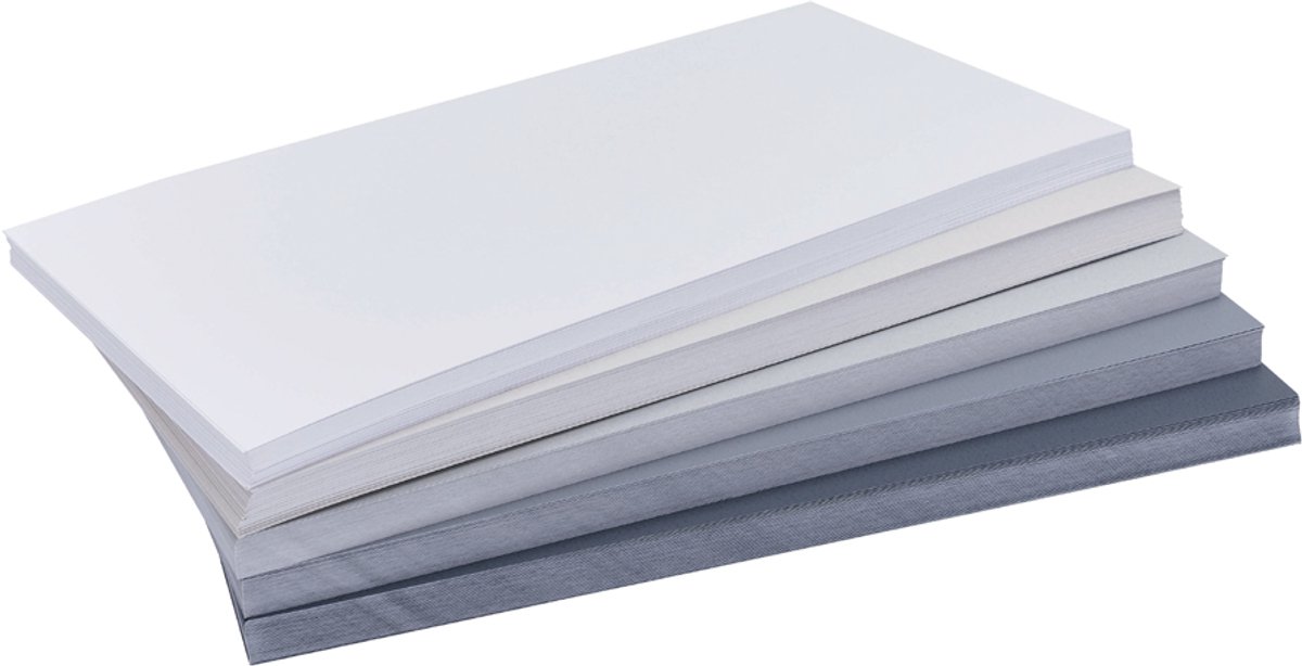 magnetoplan Grey Moderationskort sorteret efter farve, Grå firkantet 200 mm x 100 mm 250 stk