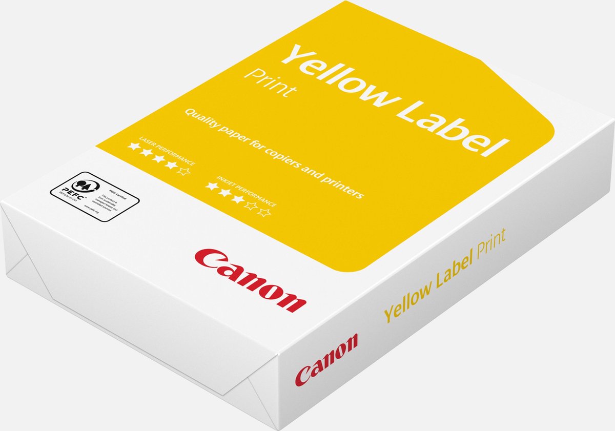 Canon Yellow Label Standard 97005617 Universal printerpapir kontorpapir DIN A4 80 g/m² 500 Blad Hvid