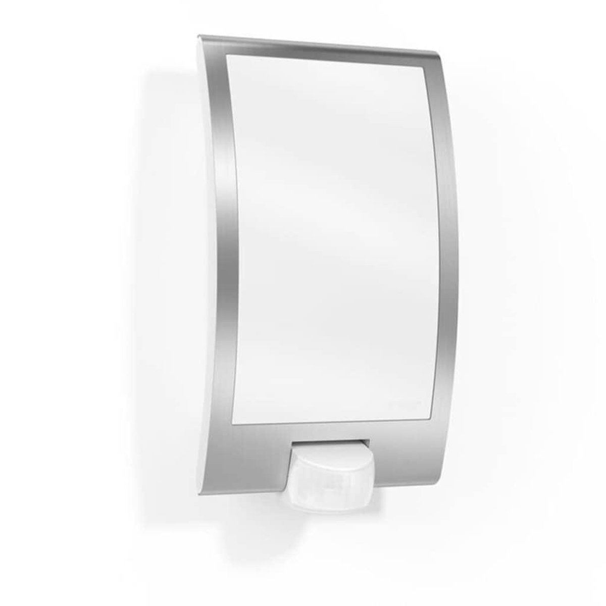 Steinel L 22 S 009816 Udendørs vægbelysning med bevægelsessensor Energisparepære, LED (RGB) E27 60 W Rustfrit stål