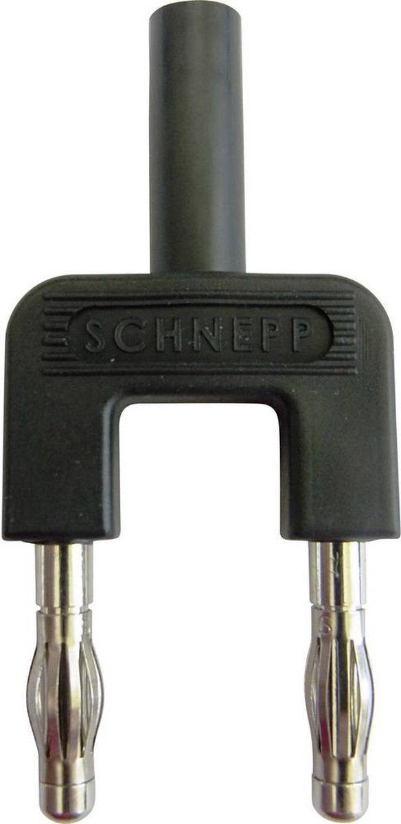 Schnepp 19/4mB/sw Kortslutningsstik Sort Stift-diameter: 4 mm Stiftafstand: 19 mm 1 stk Piece