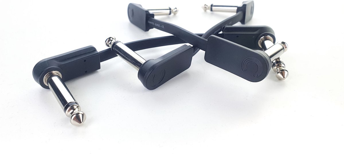 Cordial 14791 Jack Audio Tilslutningskabel [1x Jackstik 6.3 mm (mono) - 1x Jackstik 6.3 mm (mono)] 0.45 m Sort PVC-kappe