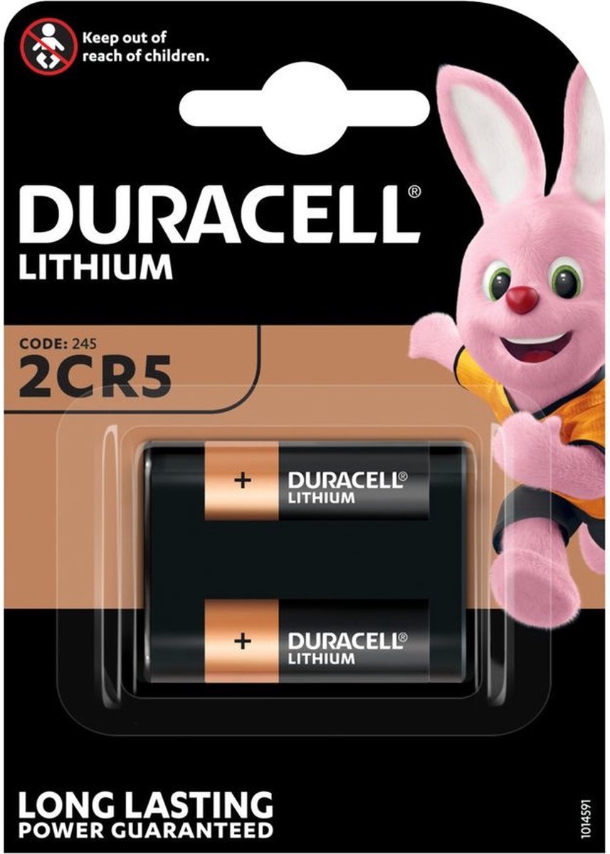 Duracell 2 CR 5 2CR5 Fotobatteri Lithium 1400 mAh 6 V 1 stk