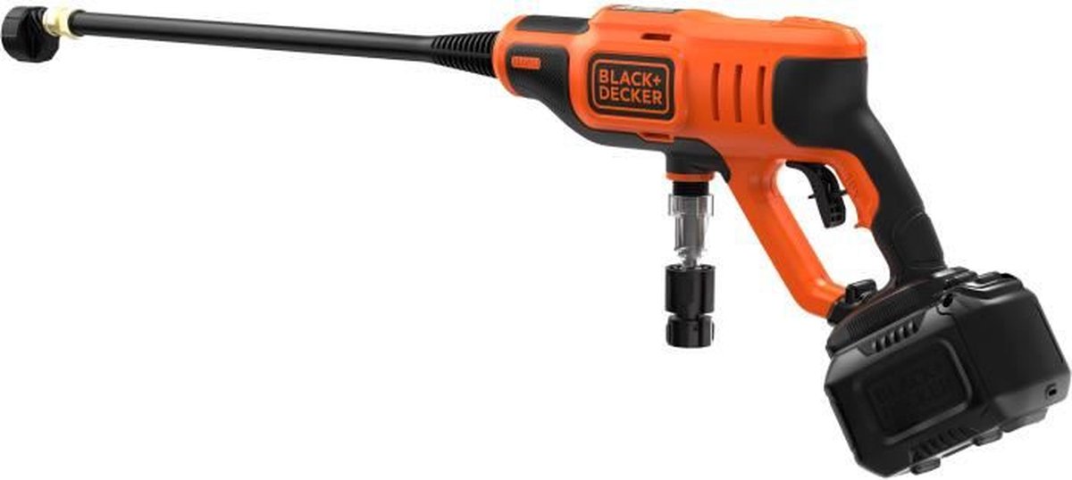 Black & Decker Batteridrevet højtryksrenser 24 bar Koldt vand