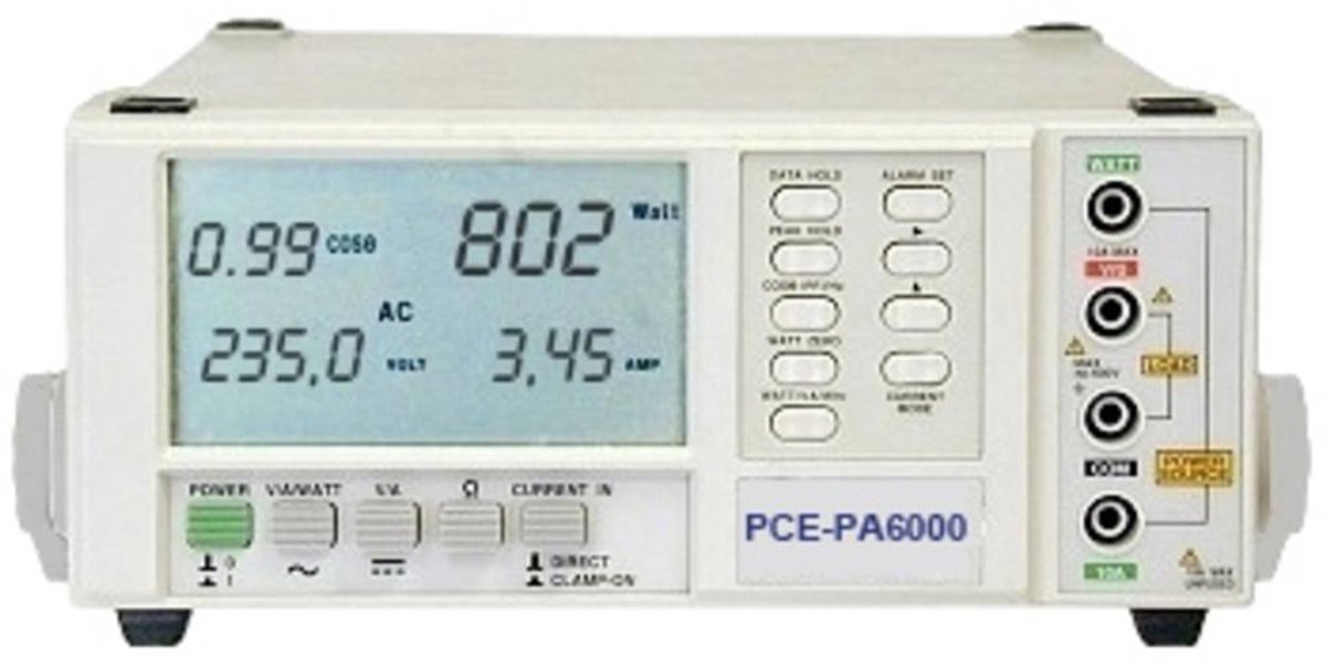 Effekt-måleapparat PCE-PA6000 PCE Instruments Power Analyzer