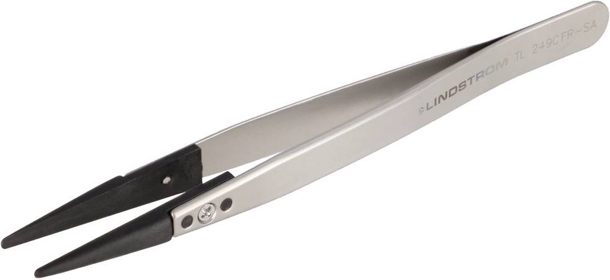 Lindström TL 249CFR-SA ESD Pincet 249CF Flad-rund 130 mm