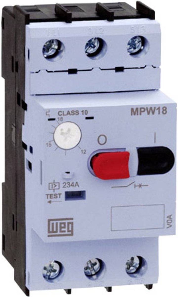 WEG 12429371 MPW18-3-D063 Motorværn indstillelig 6.3 A 1 stk