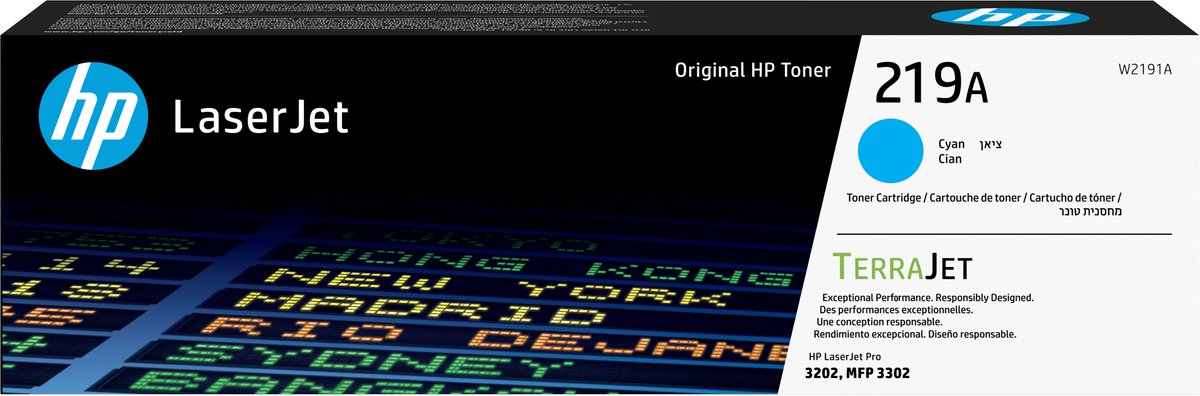 HP Tonere 219A Original Cyan 1200 Sider W2191A