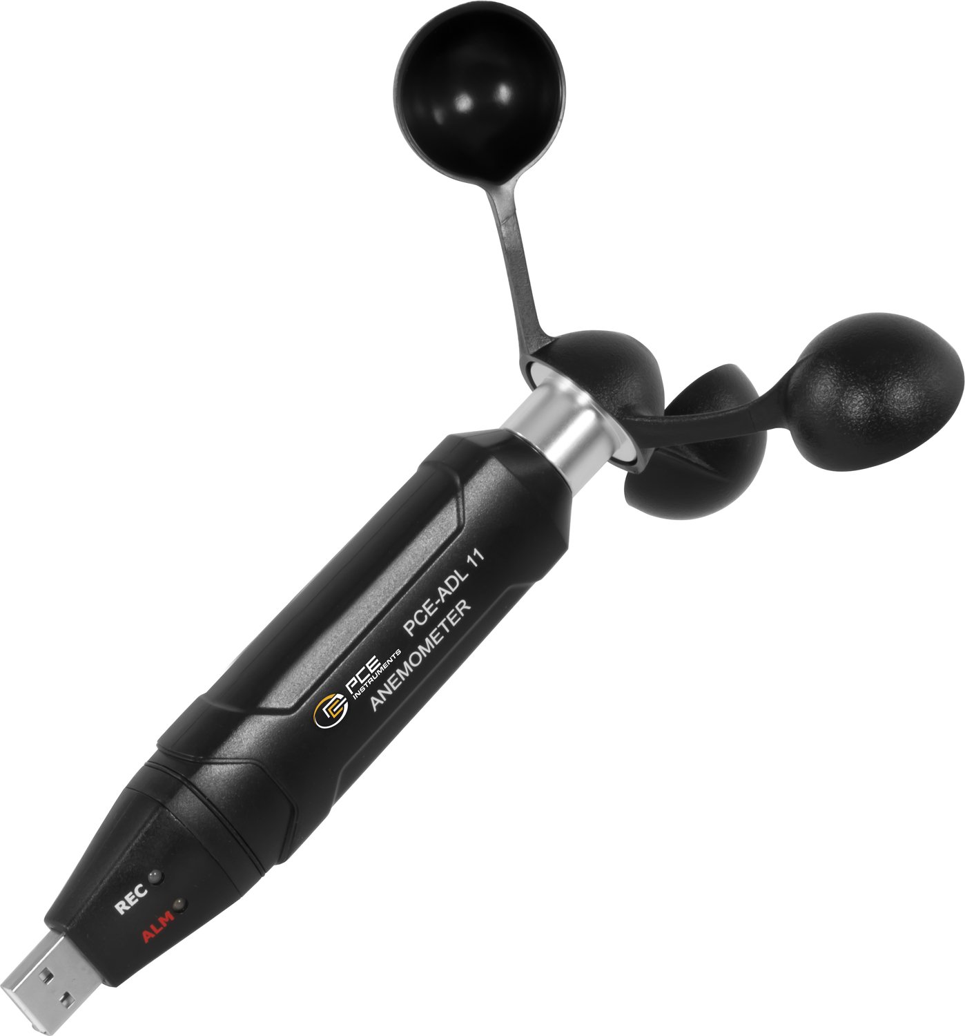 PCE Instruments PCE-ADL 11 Anemometer 1.2 til 30 m/s med dataloggerfunktion