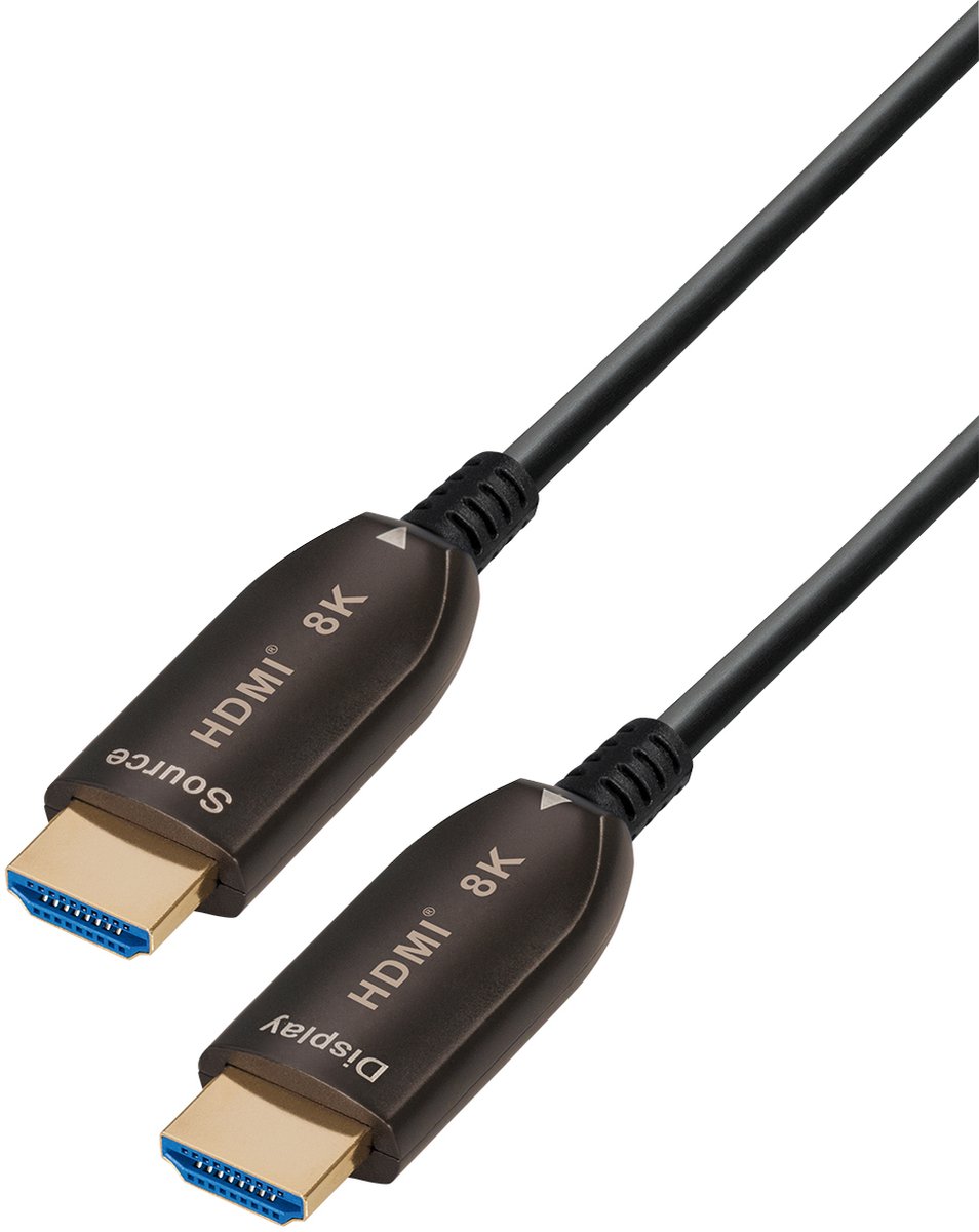 Maxtrack HDMI Tilslutningskabel HDMI-A-stik, HDMI-A-stik 15.00 m Sort C 507-15 ML 8K UHD HDMI-kabel