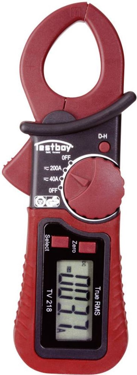 Testboy TV 218 Strømtang digital CAT III 300 V Visning (counts): 4000