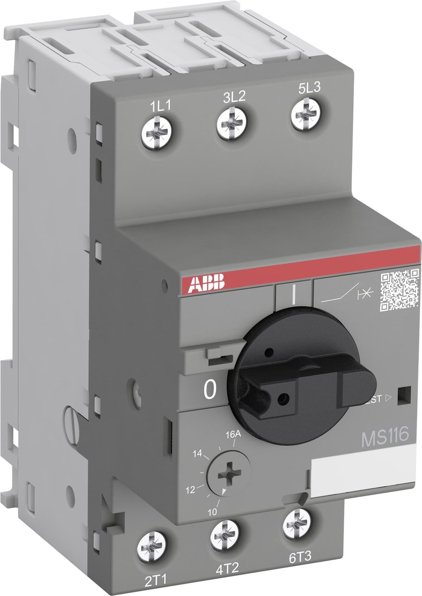 ABB 1SAM 250 000 R1008 MS 116-4 Motorværn indstillelig 690 V/AC 4 A 1 stk