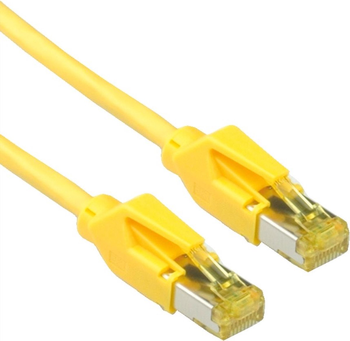 Draka Comteq TM31 Patch Cat6 2m, 10 m, Cat6a, RJ-45, RJ-45, gul