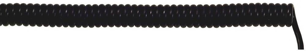 LAPP 73220255 Spiralkabel UNITRONIC® SPIRAL 100 mm / 400 mm 5 x 0.25 mm² Sort 1 stk