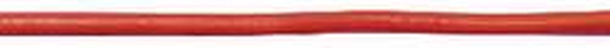 Donau Elektronik 110-0 Tråd 1 x 0.04 mm² Rød 10 m