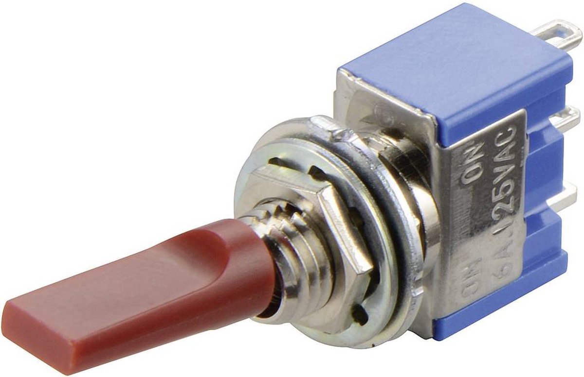 Miyama 700991 MS 500 H-MF Vippeafbryder 250 V/AC 3 A 2 x On/Off/On Klikkende/0/Klikkende 1 stk Piece