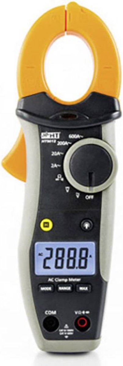 HT Instruments 1009012 Strømtang digital Datalogger CAT III 1000 V, CAT IV 600 V Visning (counts): 6000