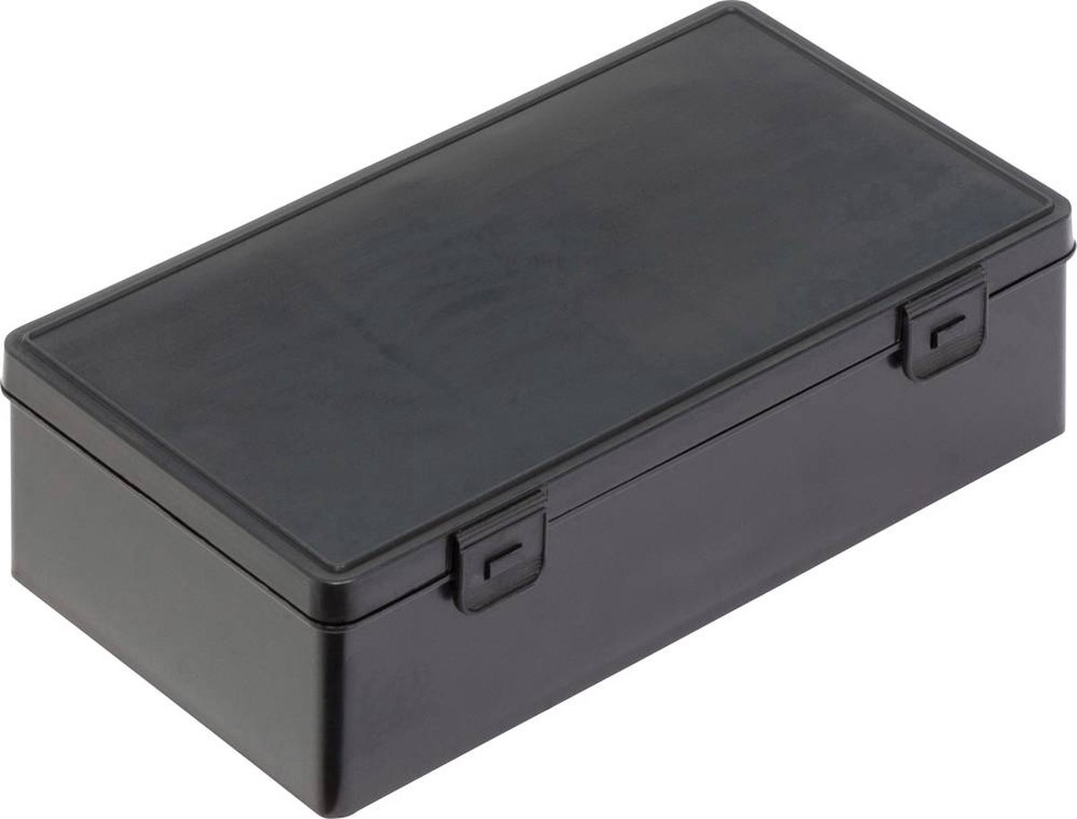 Alutec 2212.060 ESD Dåse med hængsel (B x H x T) 225 x 60 x 125 mm Sort 1 stk