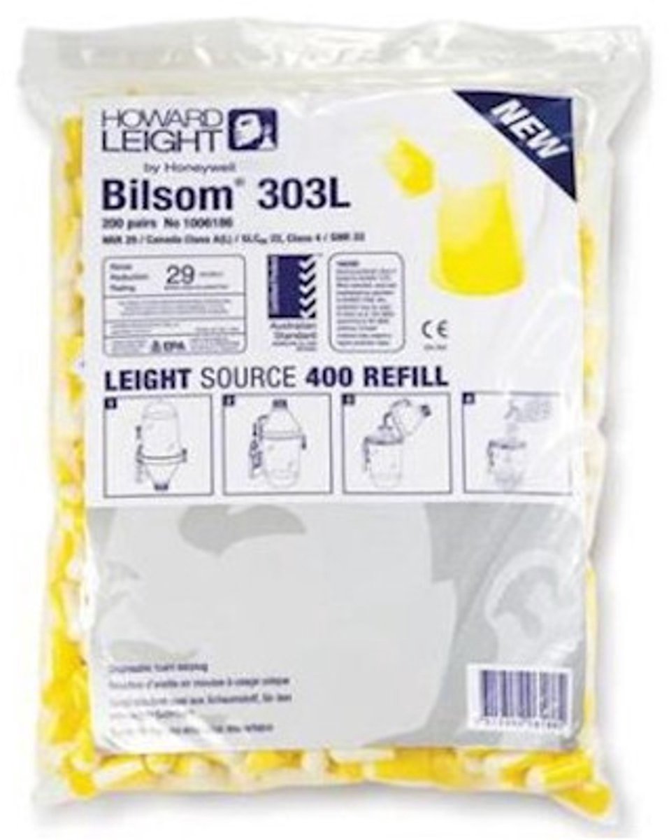 Bilsom 303L 303L Ørepropper refill-pakke 33 dB Envejs EN 352-2 200 Paar