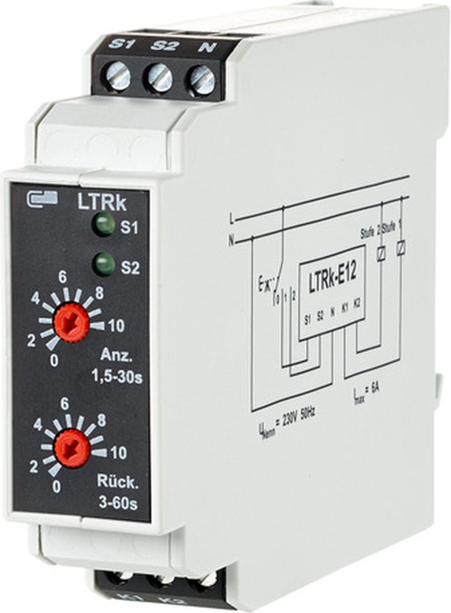 Metz Connect 1102830530 Relæ til ventilatortimer 230 V/AC (max) 2 x sluttekontakt Piece 1 stk