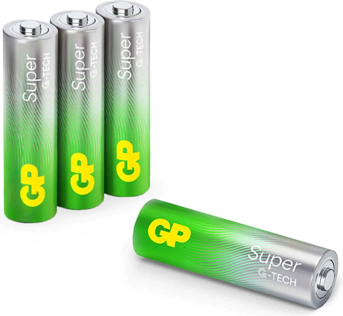 GP Super AA-batteri Alkali-mangan 1.5 V 4 stk