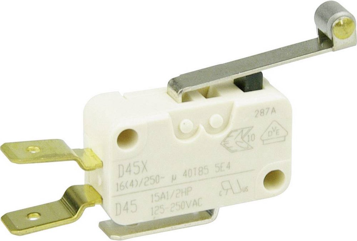 ZF D459-V3RD Mikrokontakt D459-V3RD 250 V/AC 16 A 1 x On/(On) Tastende 1 stk