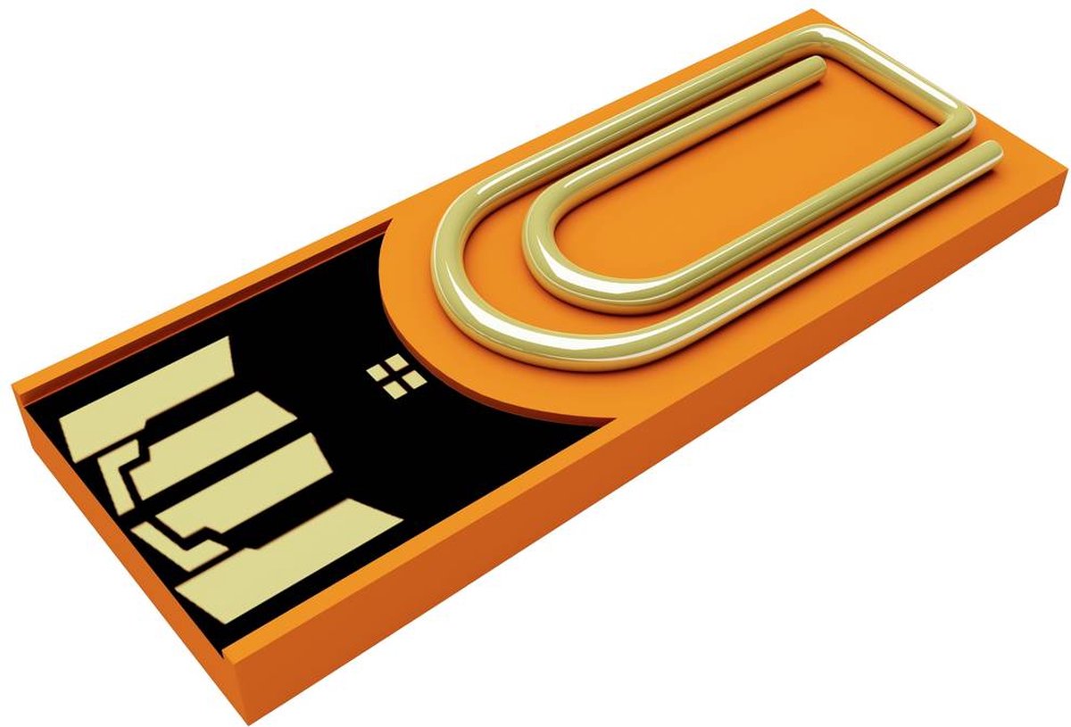 Xlyne clip/me USB-flashdrev Bulk 8 GB Orange CM08CO002 USB-A (USB 2.0)