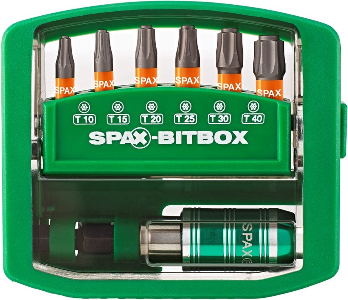 SPAX 4000007899019 Bitsæt 7 dele T-STAR Plus inkl. bitholder