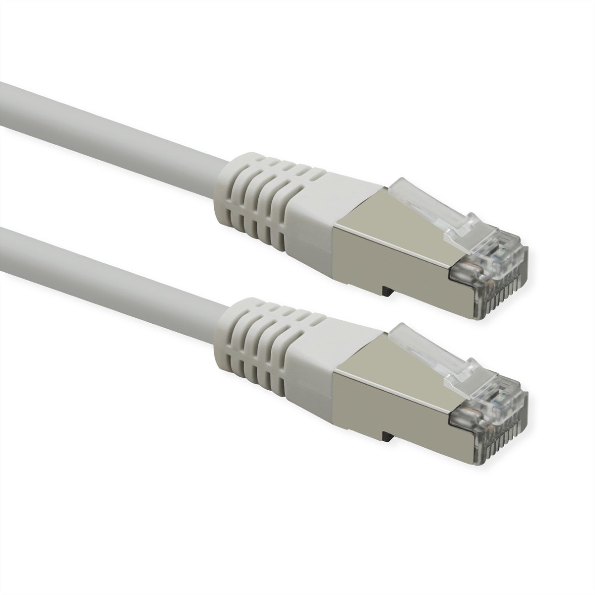 ROLINE patchkabel Cat.6 (klasse E), PoE, S/FTP (PiMF), hvid, 7 m.