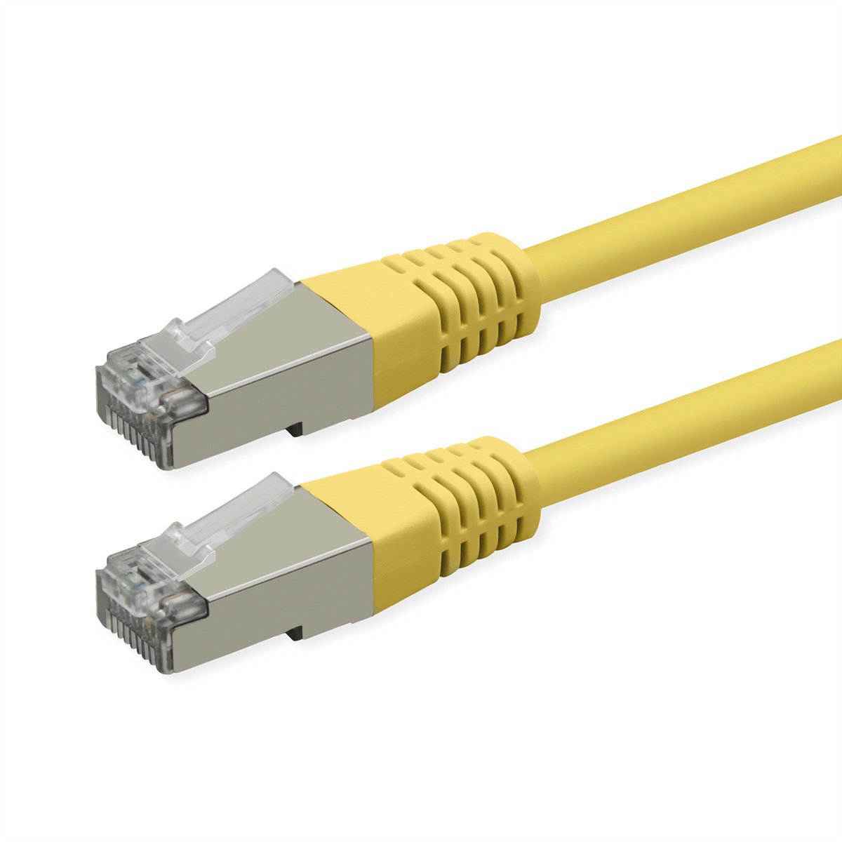 ROLINE patchkabel Cat.6 (klasse E), PoE, S/FTP (PiMF), gul, 5 m.