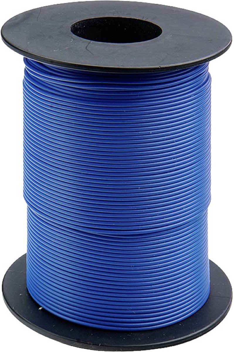 Donau Elektronik 125-S25-2 Tråd 1 x 0.25 mm² Blå 25 m