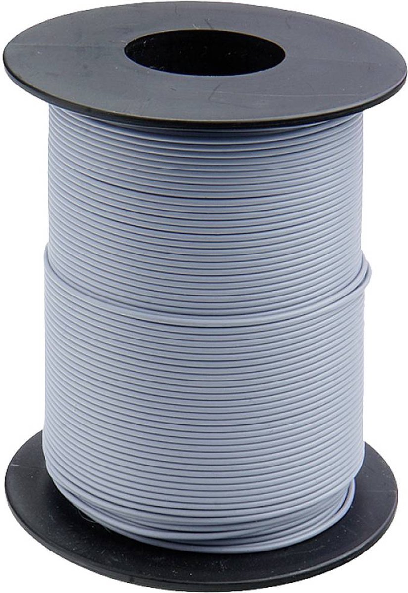Donau Elektronik 125-S25-9 Tråd 1 x 0.25 mm² Grå 25 m