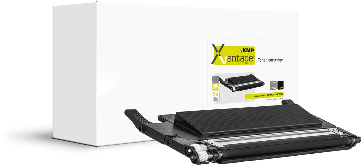 KMP Tonere erstatter HP 117A (W2070A) Kompatibel Sort 1000 Sider H-T259 2555,0080