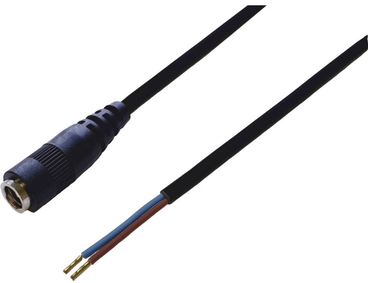 BKL Electronic DC-stikforbindelse DC-kobling - Kabelsko 2.1 mm 0.75 m 1 stk Single