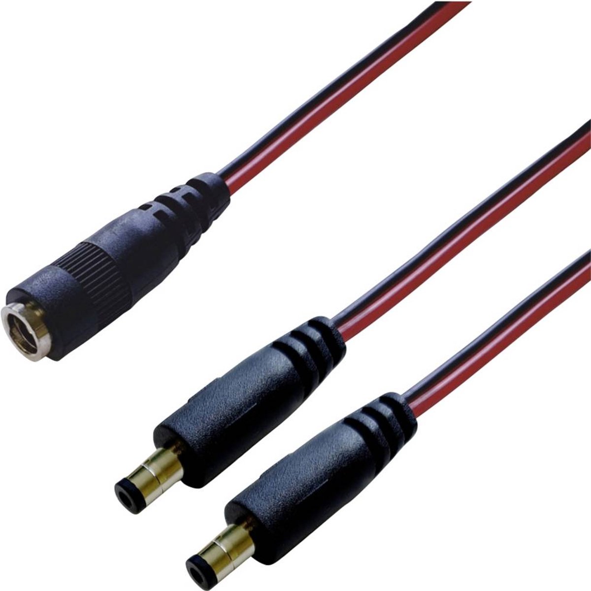 BKL Electronic DC-fordeler Lavspændingsstik - DC-kobling 5.5 mm 2.1 mm 0.30 m 1 stk Single