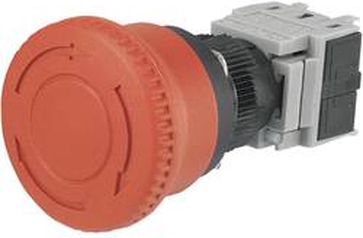 TRU COMPONENTS LAS1-BY-11TSB Nødstopknap 1 x brydekontakt, 1 x sluttekontakt 1 stk