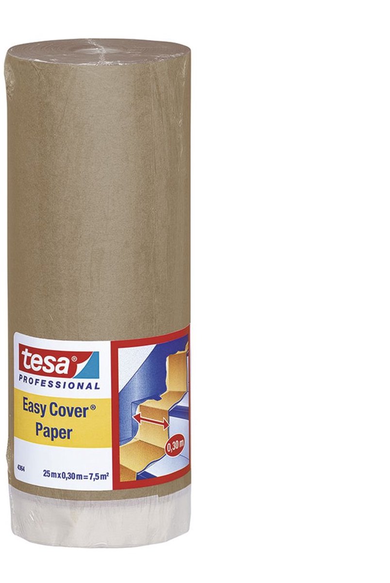 tesa 04364-00002-01 Afdækningspapir tesa Easy Cover® Lysebrun (L x B) 25 m x 30 cm 1 stk