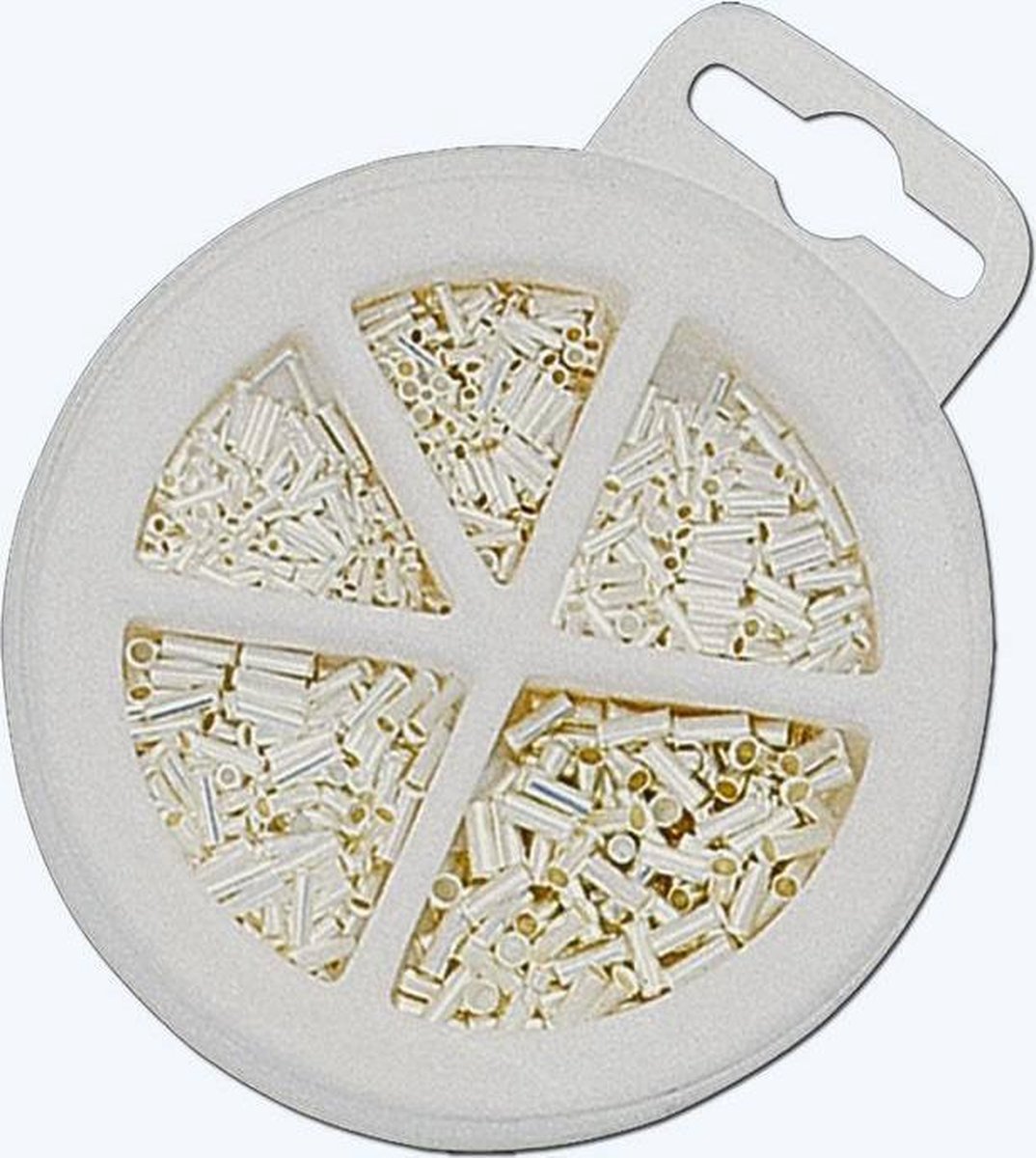 NWS 144-BS-500 Kabelsko-sortiment 0.5 mm², 0.75 mm², 1 mm², 1.5 mm², 2.5 mm² Uisoleret Sølv 500 stk Box