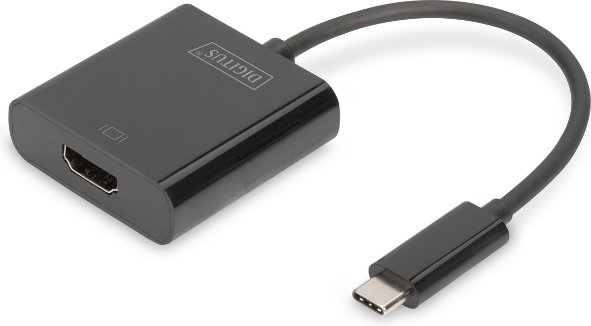 Digitus TV, skærm Adapter [1x USB-C® stik - 1x HDMI-tilslutning] DA-70852 15.00 cm