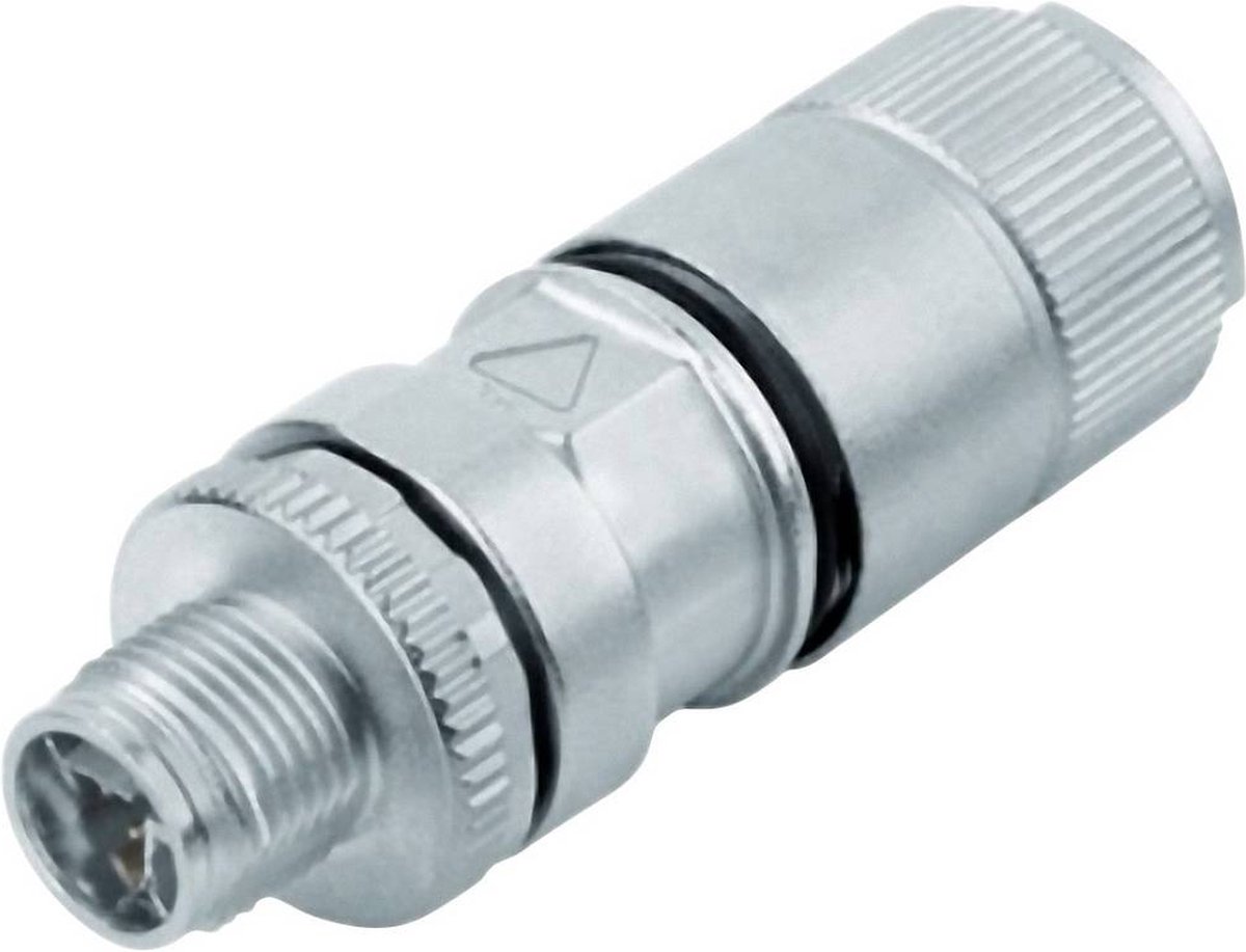 binder 99 3787 810 08 Sensor-, aktuator-stik, M12 Stik, lige 2.00 m Pol-tal (RJ): 8 1 stk