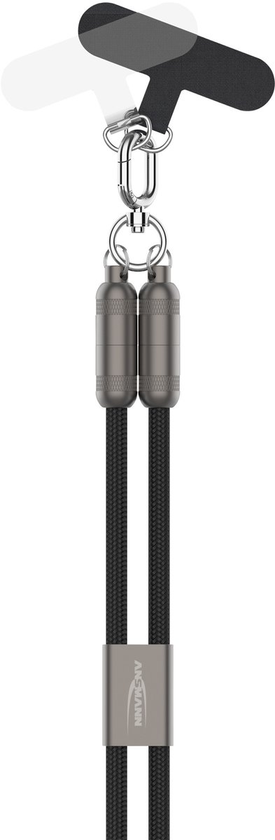 Ansmann USB-C kabel USB-C® stik 1.2 m Sort 1700-0190