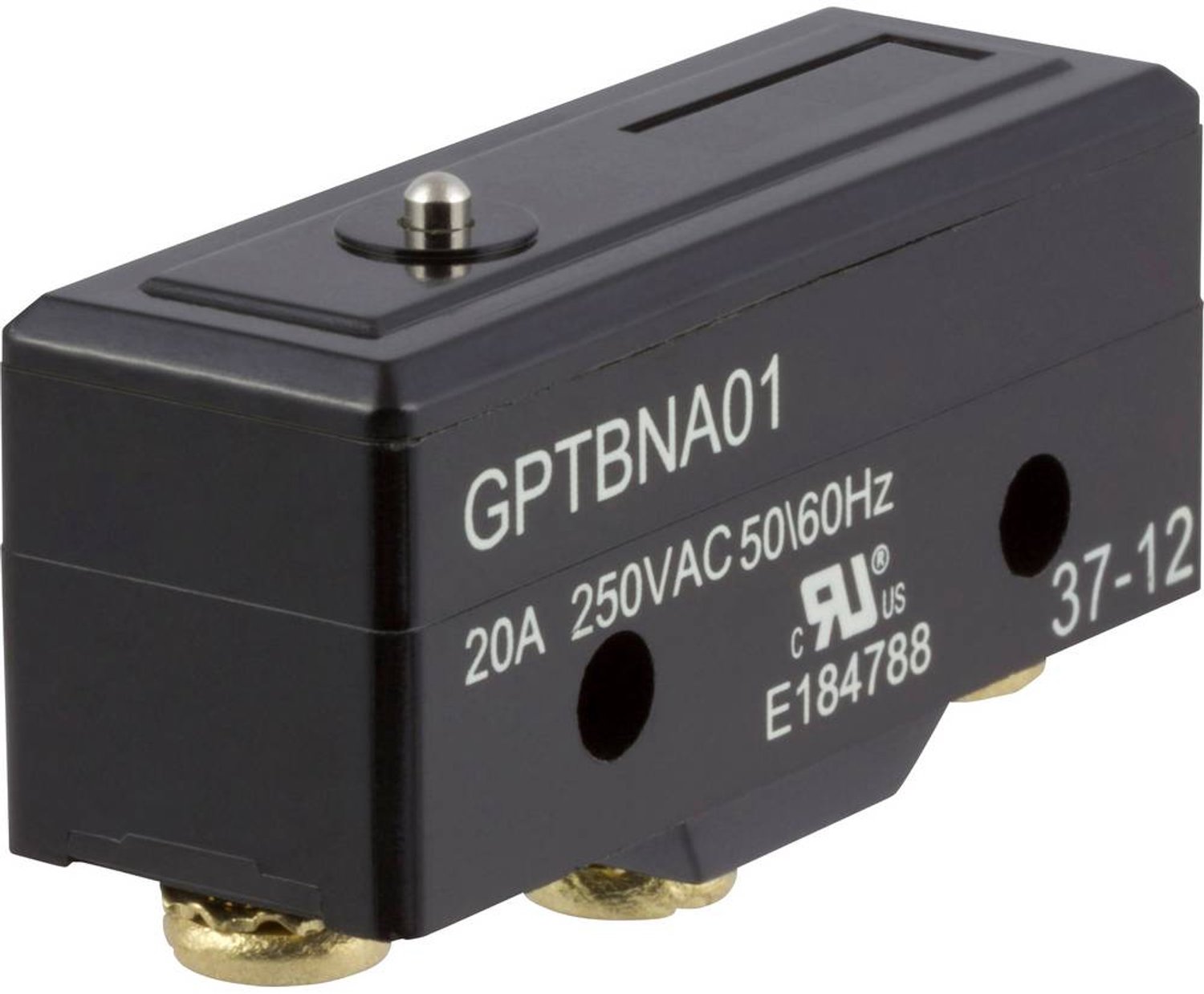 ZF GPTBNA01 Mikrokontakt GPTBNA01 250 V/AC 20 A 1 x On/(On) Tastende 1 stk