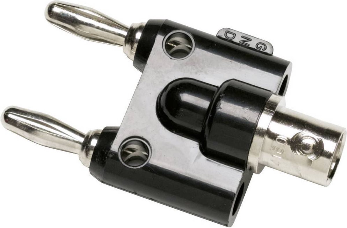 Fluke BP880 Måleadapter BNC-bøsning - Bananstik 4 mm kan stables Sort