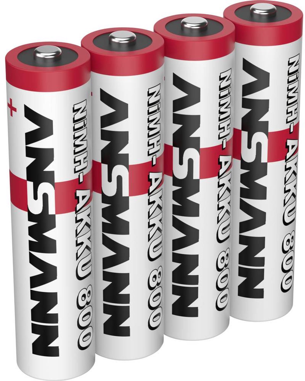 Ansmann  Genopladeligt AAA-batteri   NiMH  800 mAh  1.2 V  4 stk