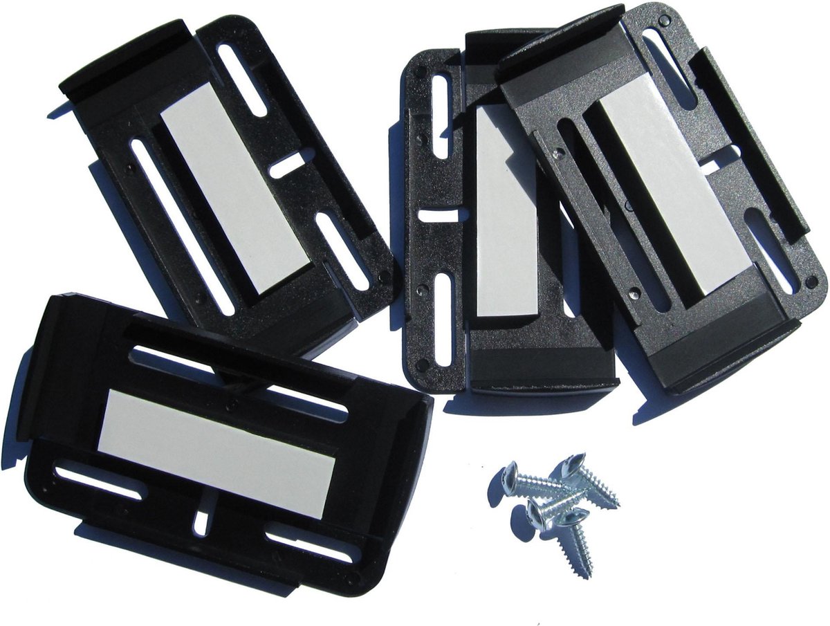 HP Autozubehör Simple-Fix Plastic Nummerpladeholder Sort